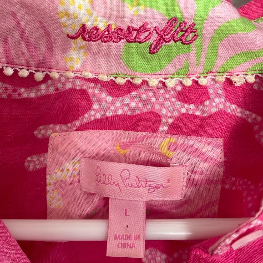 Lilly Pulitzer Resort Wear Shirt